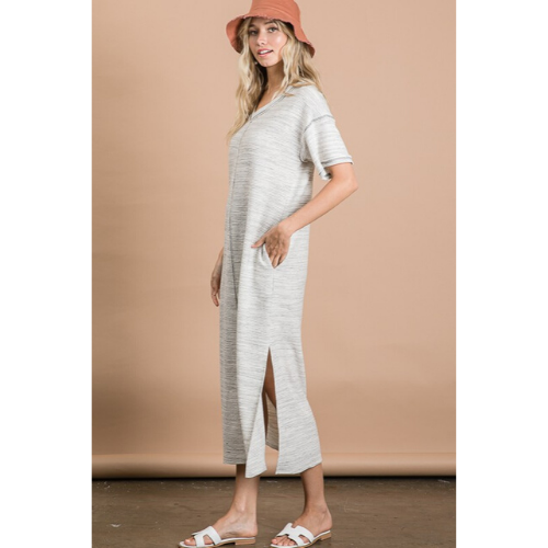 Aspen Jersey Stitch Dress - Anything Mama Co.