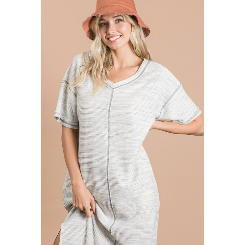Aspen Jersey Stitch Dress - Anything Mama Co.