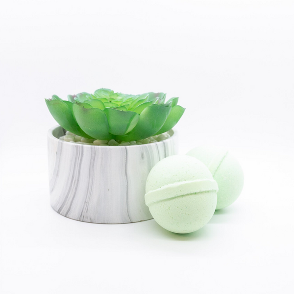 5oz. Eucalyptus Shea  & Coconut Oil Bath Bomb - Anything Mama Co.