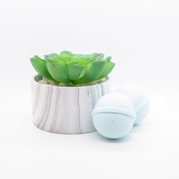 5oz. Peppermint Shea & Coconut Oil Bath Bomb (each) - Anything Mama Co.