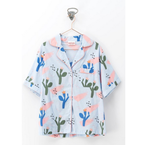 Azul Cactus Pajama Set - Anything Mama Co.