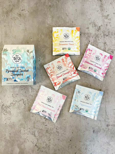 Pyramid Sachet Sampler - Herbal Teas - Anything Mama Co.