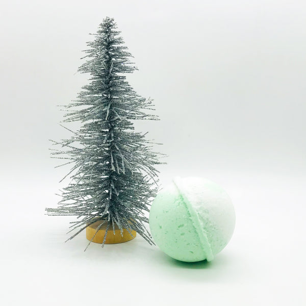 Green Tea Shea & Coconut Oil Bath Bomb 3.5 oz. - Anything Mama Co.