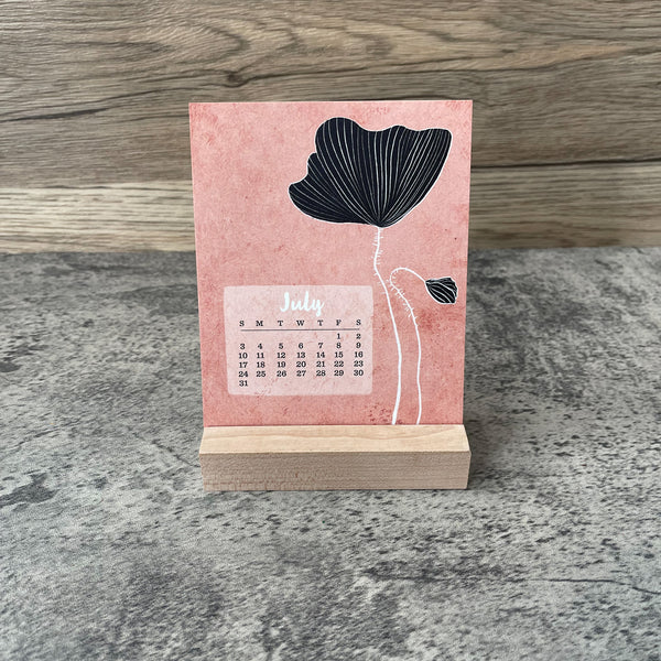 Flora Desk Calendar 2022