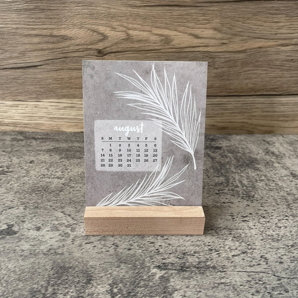 Flora Desk Calendar 2022