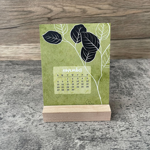 Flora Desk Calendar 2022