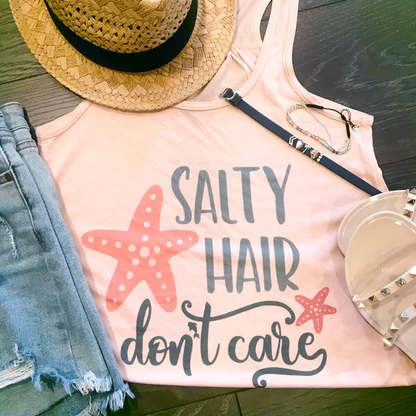Summer & Salty Hair Tank - Anything Mama Co.