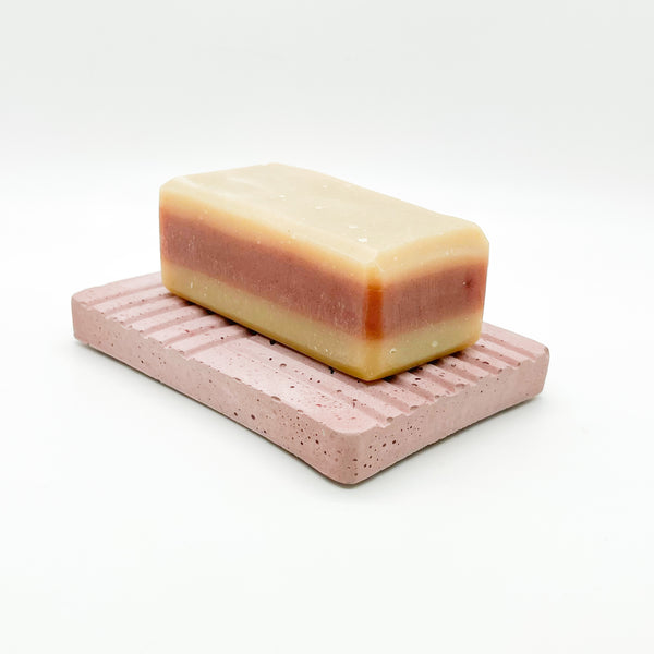 Rose Concrete Soap Dish