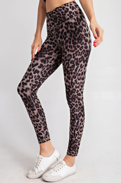 Ultra Soft Leopard Yoga Pant- 2 colors - Anything Mama Co.