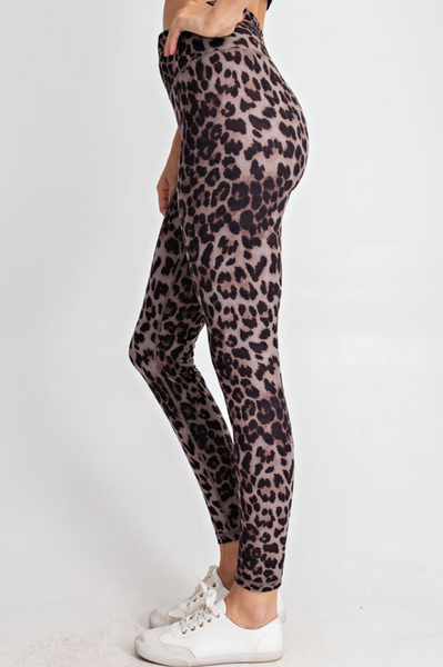 Ultra Soft Leopard Yoga Pant- 2 colors - Anything Mama Co.