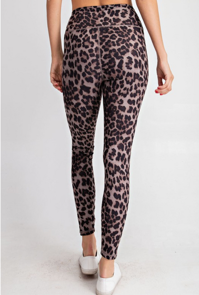 Ultra Soft Leopard Yoga Pant- 2 colors - Anything Mama Co.