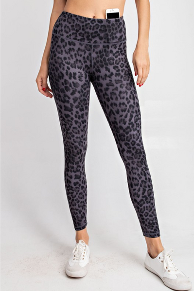 Ultra Soft Leopard Yoga Pant- 2 colors - Anything Mama Co.
