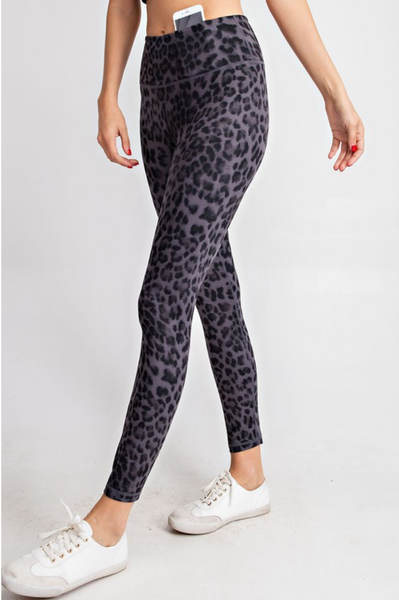 Ultra Soft Leopard Yoga Pant- 2 colors - Anything Mama Co.