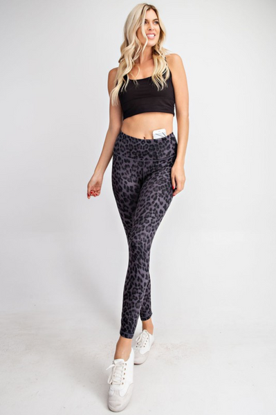 Ultra Soft Leopard Yoga Pant- 2 colors - Anything Mama Co.