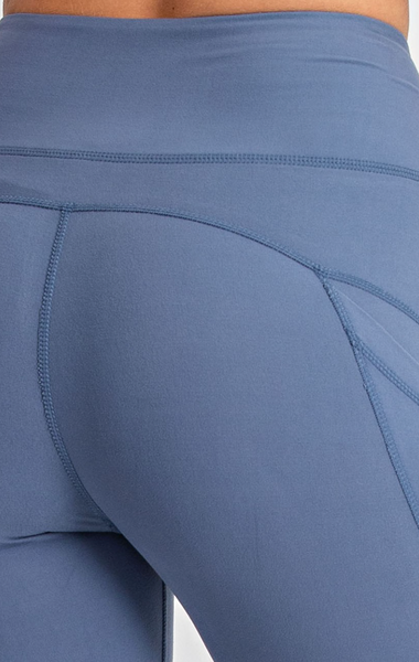 Super Soft 3/4 Leggings Soft Blue - Anything Mama Co.