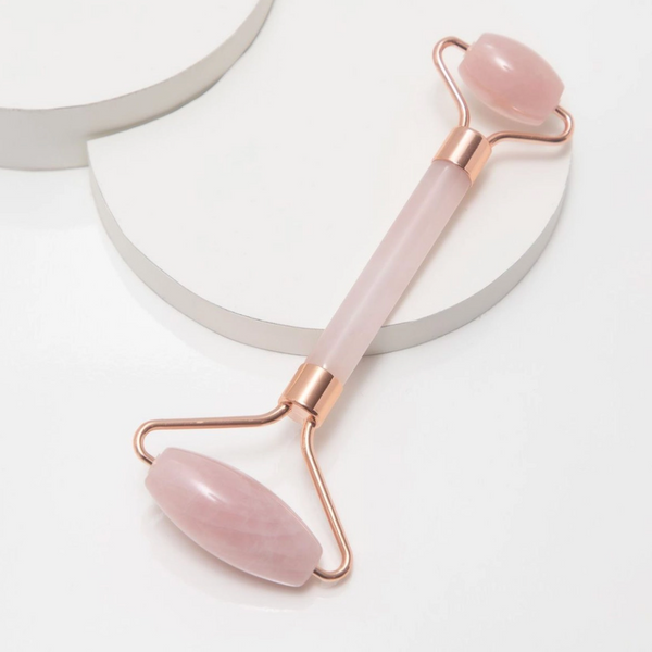 Rose Quartz Crystal Facial Roller - Anything Mama Co.