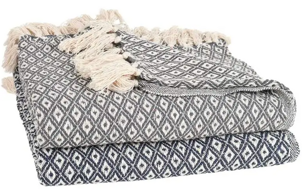 Patterned Cotton Throw Blanket - 50 x 70 - Style Options - Anything Mama Co.