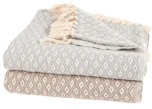 Patterned Cotton Throw Blanket - 50 x 70 - Style Options - Anything Mama Co.