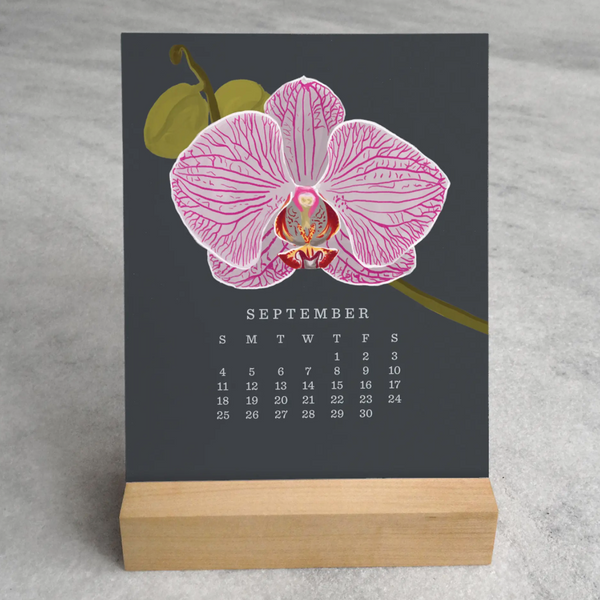 Orchid Desk Calendar 2022