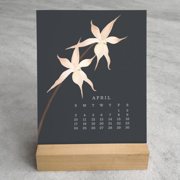 Orchid Desk Calendar 2022