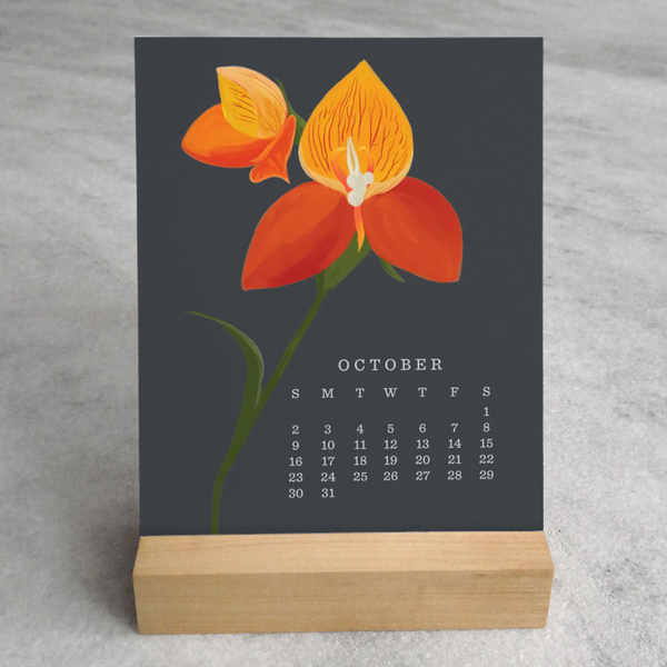 Orchid Desk Calendar 2022