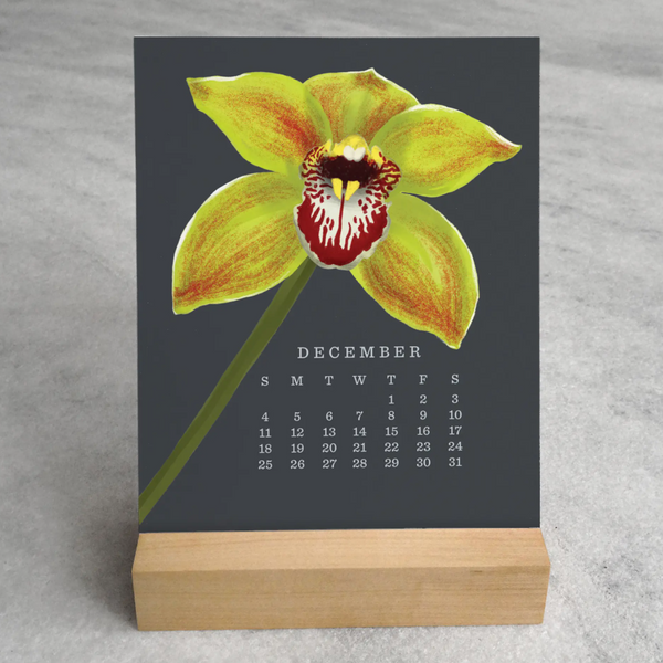 Orchid Desk Calendar 2022