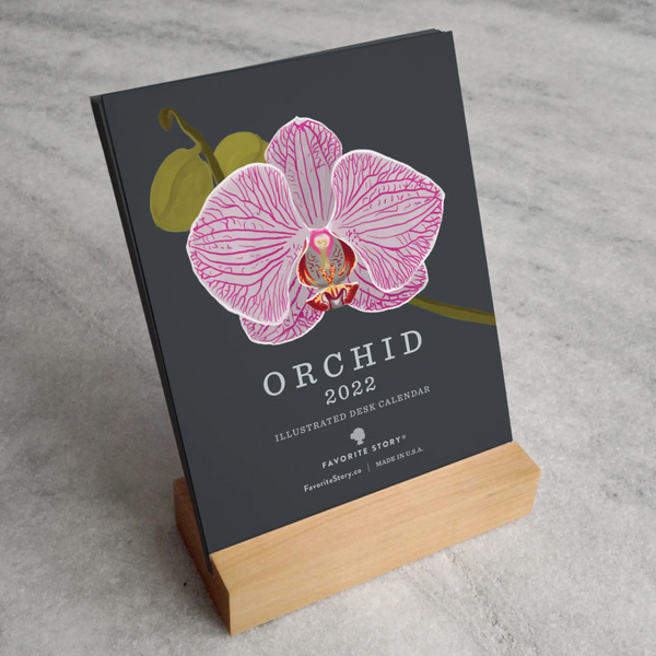 Orchid Desk Calendar 2022