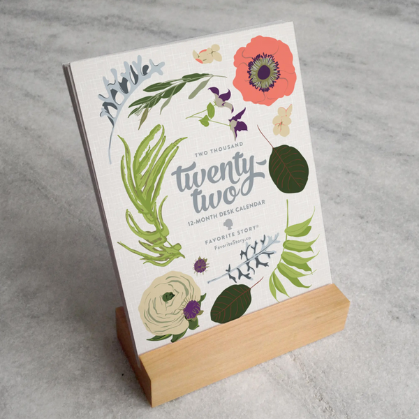 Wildflower Desk Calendar 2022