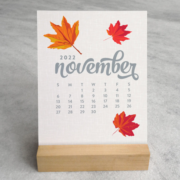 Wildflower Desk Calendar 2022