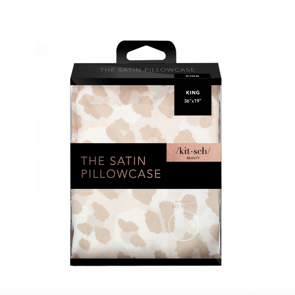 Satin Pillowcase Standard - Leopard - Anything Mama Co.