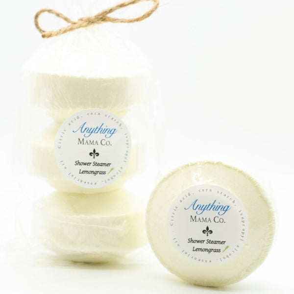 Lemongrass Shower Steamer 3 oz. (each) - Anything Mama Co.