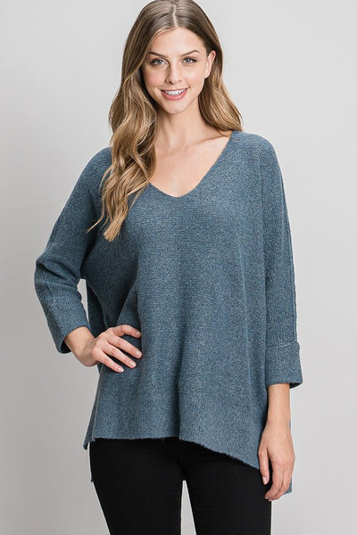 Oh So Good V-Neck Sweater - Anything Mama Co.