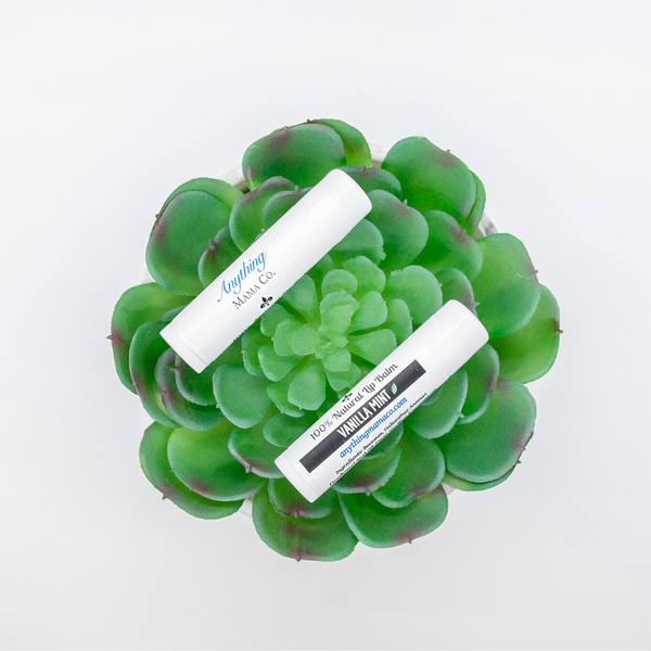 100% Natural Lip Balm Vanilla Mint - Anything Mama Co.