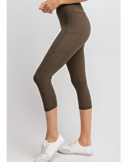 Ultra Soft 3/4 Length Leggings - Anything Mama Co.